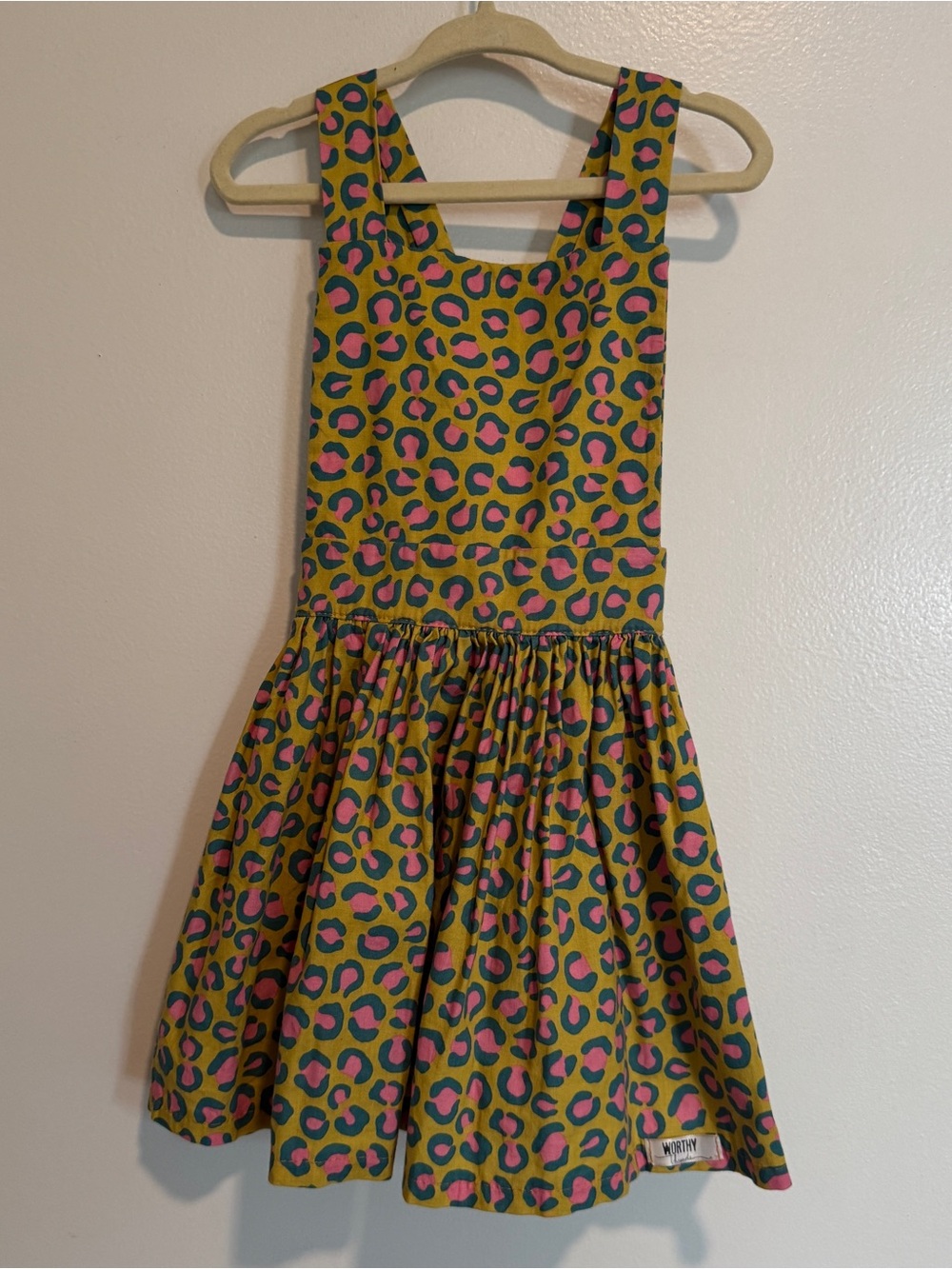 Leopard Print Pinafore